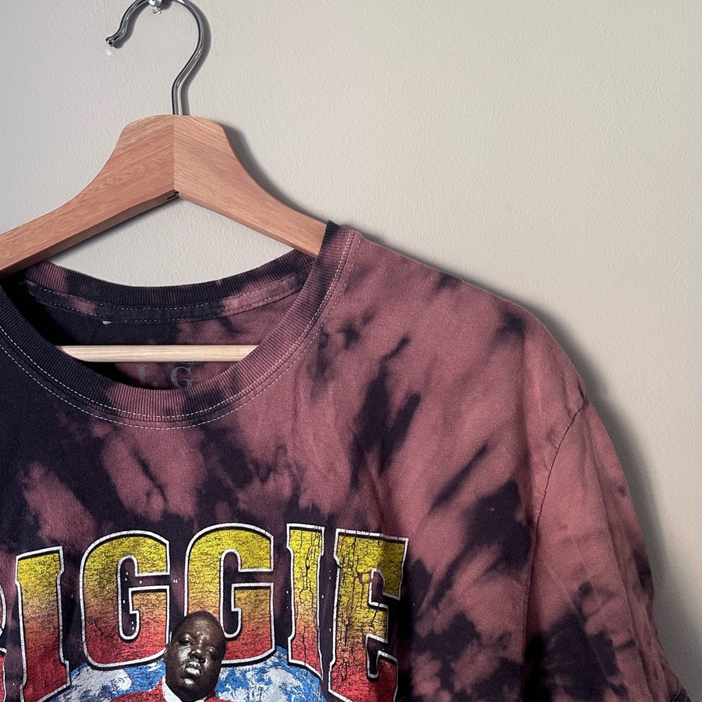 Biggie Smalls tie dye T shirt
